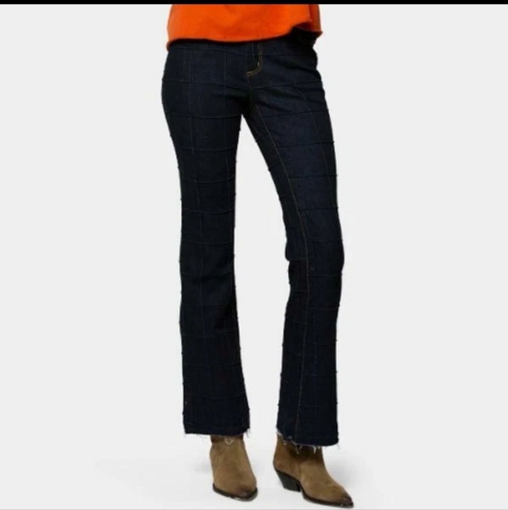 Peace Love World Dark Blue Boot Cut Jeans